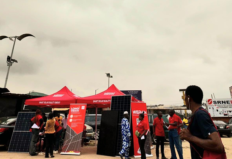 Gníomhachtú Margaidh Arena Ceannródaíoch WERAN Solar i Lagos, an Nigéir
