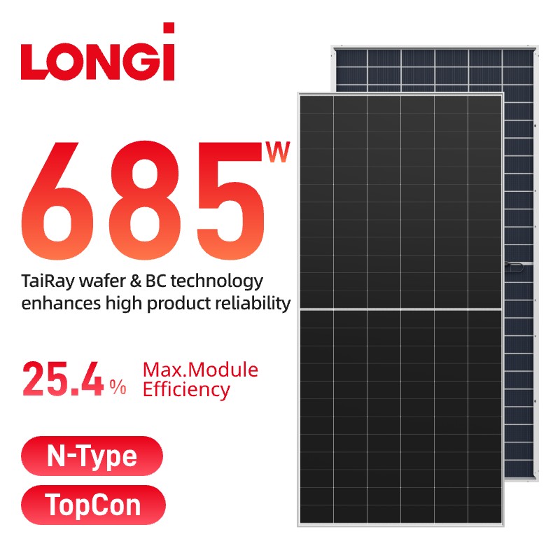 Painéal Gréine Longi Himo S10 Bifacial 665-685w LR7-72HJD