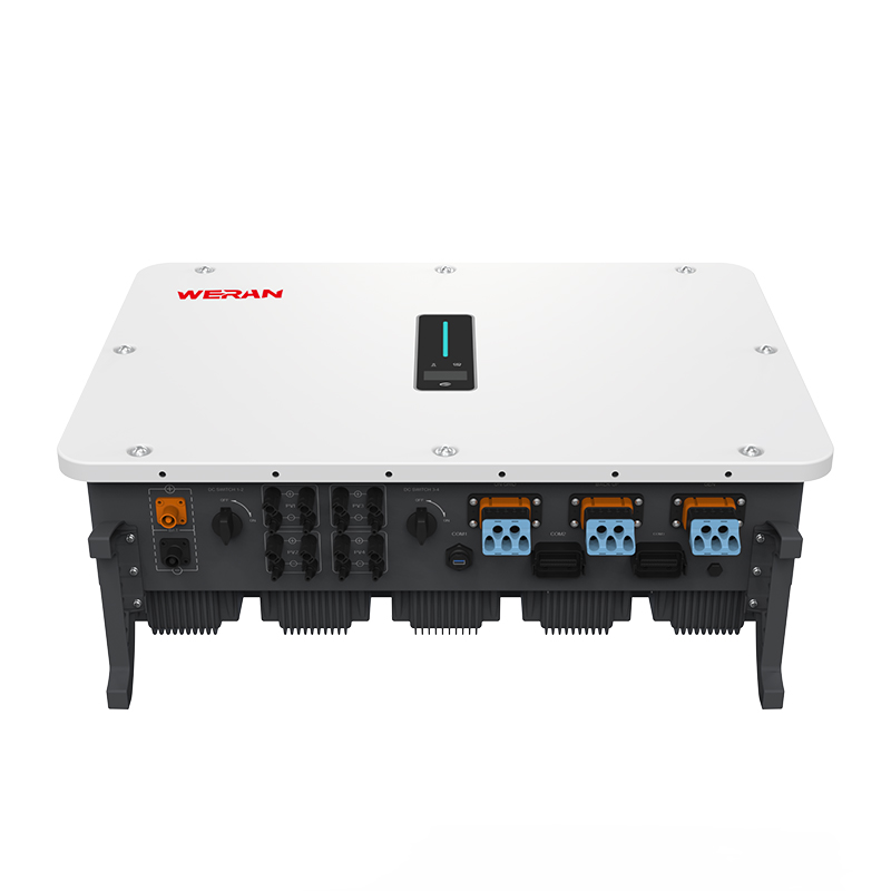 WERAN M2HT 25-50kW Inverter Hibrideach Trí Chéim - Inverter Gréine Ceallraí HV Tráchtála le haghaidh Córais Stórála Fuinnimh C&I
