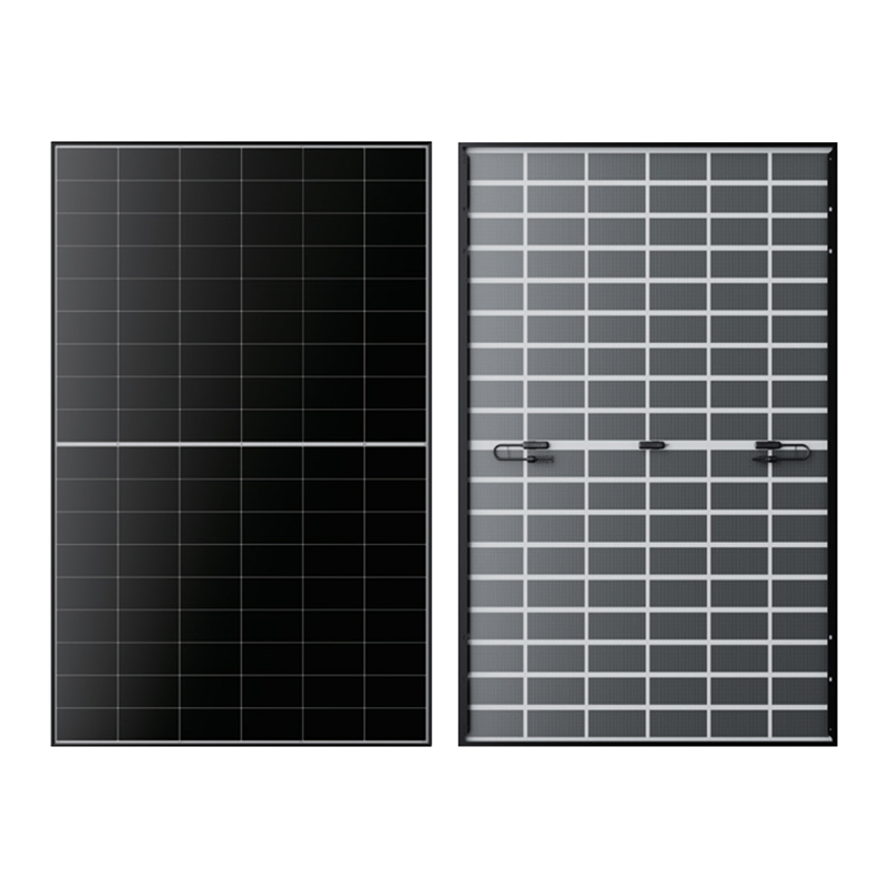 WERAN EcoLife 480-490W Dual Gloine BC Painéal Gréine LR7-54HJD Modúl PV Cónaithe Ard-Deireadh