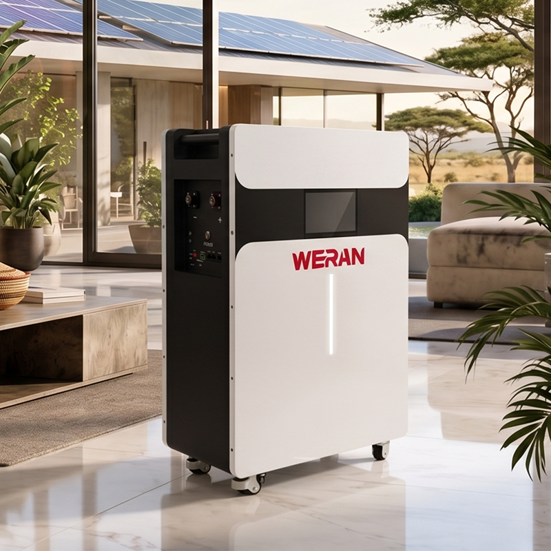 WERAN 51.2V 314Ah 16kWh Cineál sorcóir Pacáiste Battery LiFePO4 le haghaidh Stóráil Fuinnimh Baile