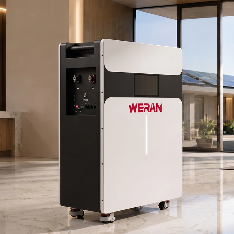 WERAN 51.2V 314Ah 16kWh Cineál sorcóir Pacáiste Battery LiFePO4 le haghaidh Stóráil Fuinnimh Baile